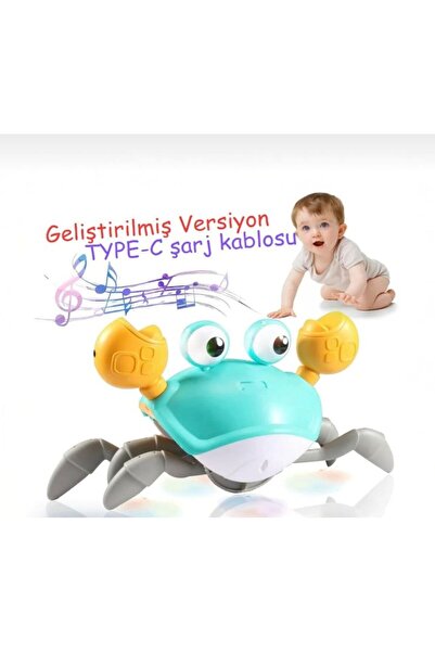 MİNİK DEHALAR Yürüyen Yengeç Oyuncak-Hareketli,Eğlenceli,Öğretici