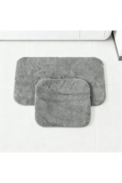 Madame Coco Sheep Bath Mat - Anthracite - 50x80+45x50 Cm