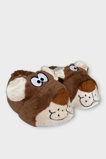 Liger Παντόφλες οικιακής χρήσης με αντιολισθητική σόλα και αντιολισθητική σόλα VİZON - ΚΡΕΜ