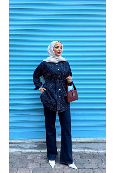 KÜBRA Denim Suit with Stones