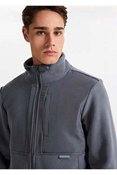 SKECHERS M Polar Jacket S2520130 Polar Jacket Men's Coat Gray