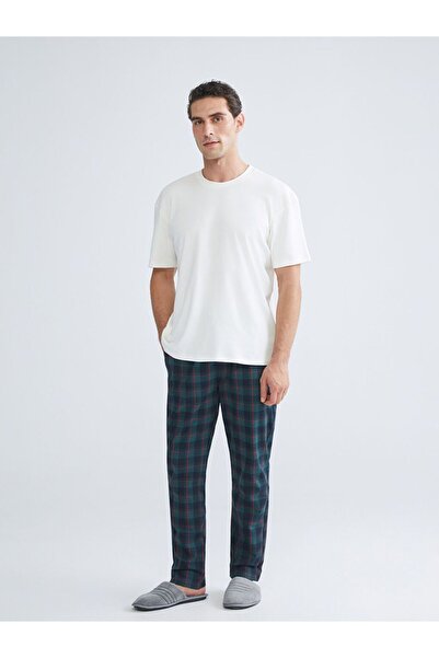 LC Waikiki Standard Pattern Plaid Men's Pajama Bottom