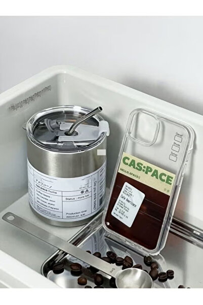 Generic 320ml 304 stainless steel coffee cup with straw and lid, suitable for both hot and cold use