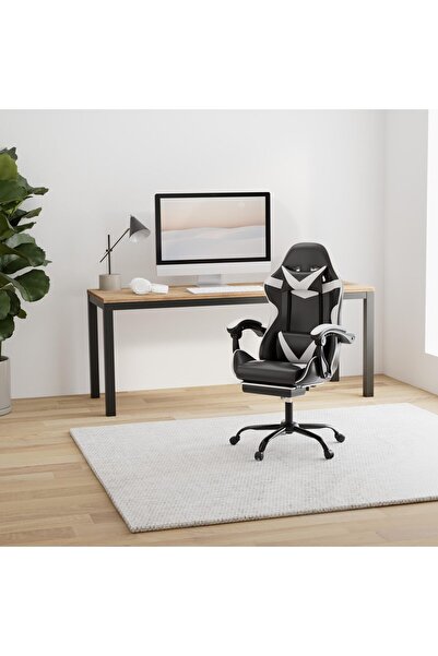 Enjoylifeme Gaming Chair, Swivel Recliner Racing Office Computer Ergonomic Video Game Chair with Footrest