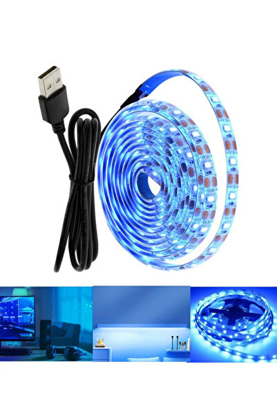 Generic LED light strip, blue LED strip, suitable for bedroom, kitchen, and home vanity mirror lighting