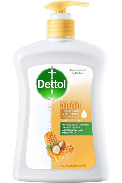 Dettol Nourish Antibacterial Handwash with Shea Butter and Honey - 400 ml
