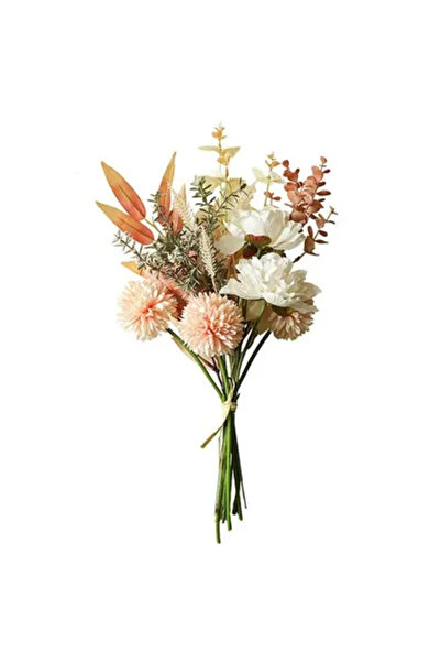 COOYA 1-Bunch Artificial Peony Dandelion Bouquet for Wedding Office Party Hotel Window Sill Decoration