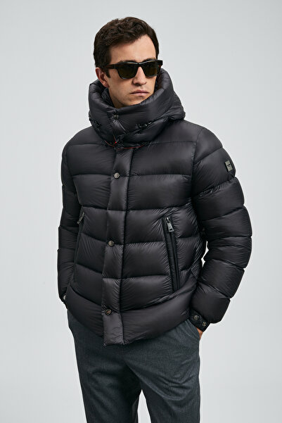 Lufian Marty Goose Feather Men's Coat Black