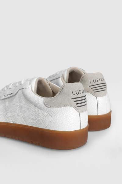 Lufian Brıan Men's Leather Shoes White