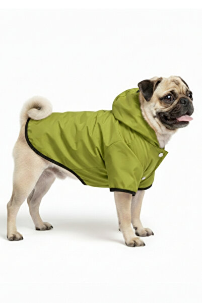 Salvia Dione Dog Raincoat Small Breed - Waterproof & Fleece Lined Coat - K Hooded Cold Weather Dog Clothing