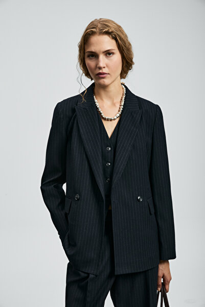 Lufian Lına Women's Jacket Navy Blue