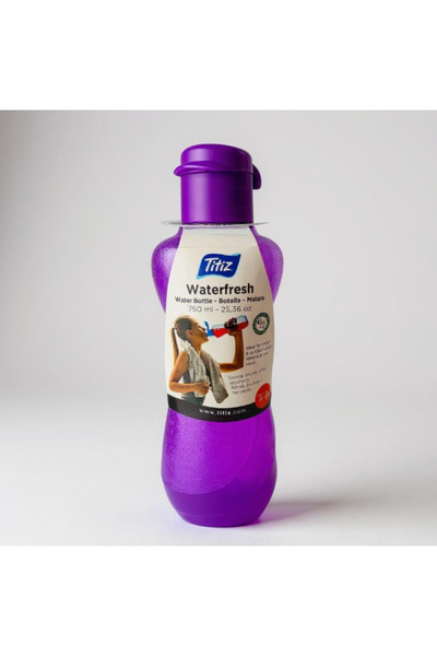 BuradaBuldun Titiz Waterfresh 750 ml Sports Bottle - Bpa Free, Portable Water Bottle - Purple