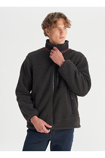 WRANGLER Ανδρικό Sweatshirt Ανθρακί W2520142003 Ανθρακί Sweatshirt