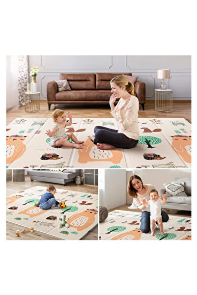 Generic Foldable baby play mat, suitable for baby play and tummy time foam baby floor mat