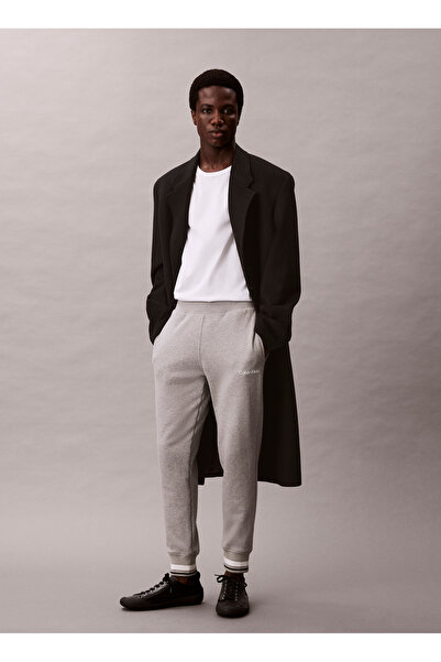 Calvin Klein Jeans Relaxed Gri Erkek Eşofman Altı LVGMF5P708P7A KNIT JOGGER