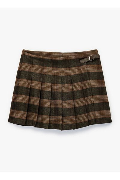 Koton Fusta mini maro cu talie normală pentru femei 6WAK70083EW