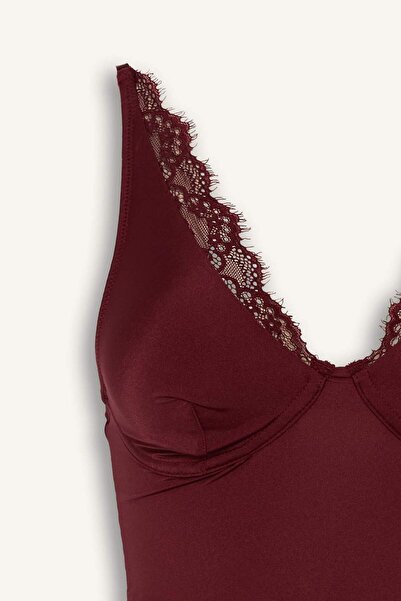 DeFacto Fall in Love Satin Top F7608Ax25Wn