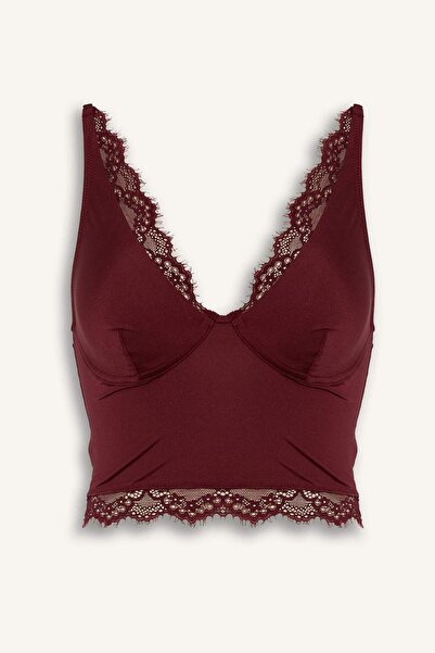 DeFacto Fall in Love Satin Top F7608Ax25Wn