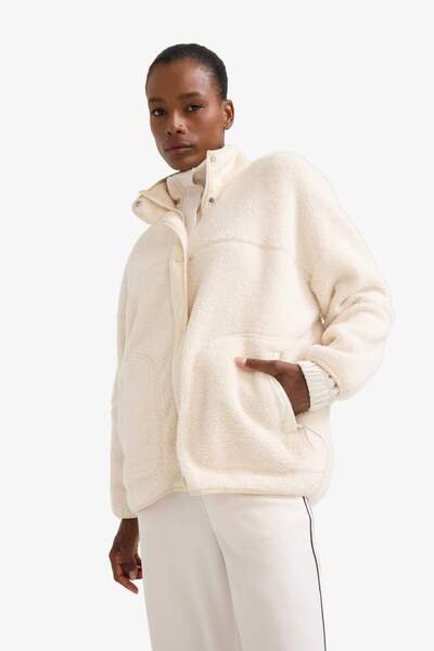 DeFacto DeFactoFit oversized Φαρδύ παλτό από φλις βελούδινο με εσωτερικό φλις E9258AX25AU