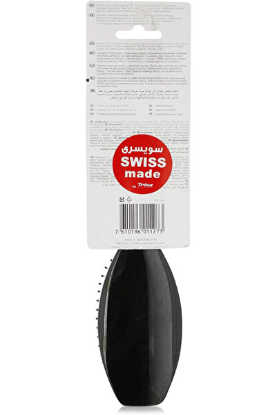 Trisa haribrush brushing & care swiss made rounded metal pins