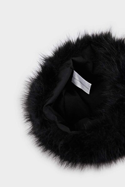 DeFacto Women's Cotton Plush Hat E9959Axns