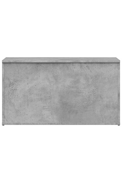vidaxl Storage Chest Concrete Grey 84x42x46 cm Engineered Wood