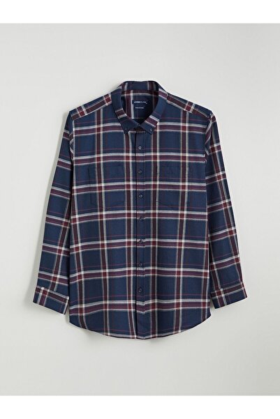 LC Waikiki LCWAIKIKI Classic Regular Fit Long Sleeve Plaid Men's Shirt