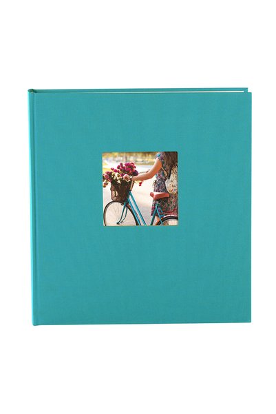 Goldbuch ألبوم الصور - كتاب الذكريات بيلا فيستا |   غطاء كتان |   25×25 سم - فيروزي
