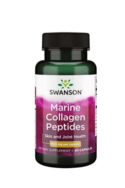 SWANSON ، الكولاجين البحري، 400 ملغ، 60 كبسولة