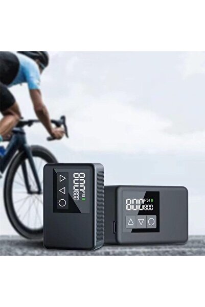 Generic BL01 Mini Bike Pump, 120 PSI Digital Air Compressor, Type-C Charging, LED Light, 108g Portable