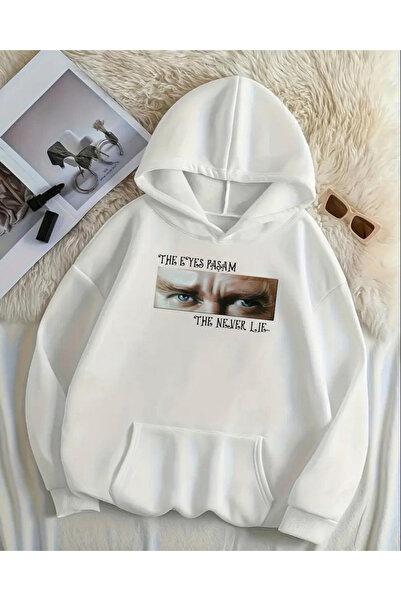 Touz Moda Ατατούρκ με τύπωμα Unisex oversized με κουκούλα Φούτερ με κουκούλα