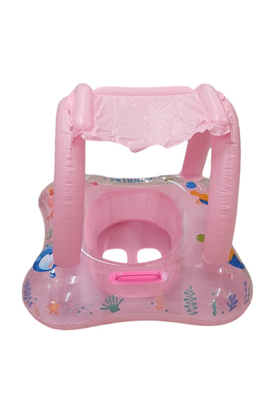 Krista Children's baby quilt with underpants and sunshade, Pink Ocean