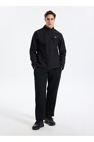 Reebok Cn 10900 Bast Softshell Black Regular Fit Straight Men's Zip Jacket
