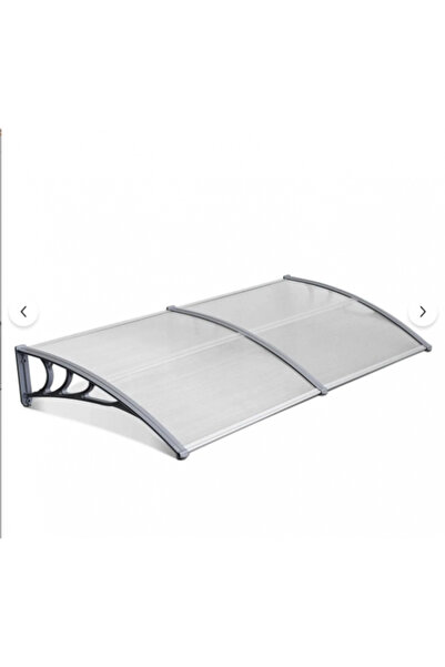 SUNDURMAGROSS Kapı Pencere Üstü Pratik Sundurma 200 X 80 Şeffaf