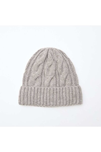 KİABİ قبعة صوفية ملتوية بنية اللون