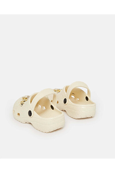REDTAG Girls Gold Charm Clog