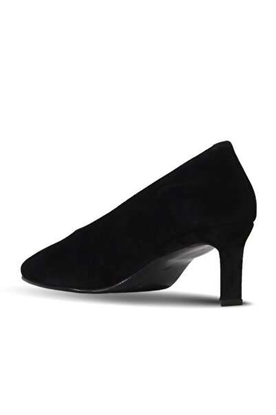 Bueno Shoes Black Suede Women's Heeled Shoes 39Wa2881