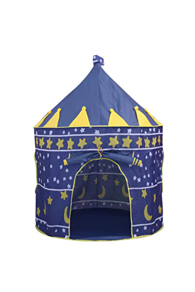 LUDIRO Cort de Joaca pentru Copii, Castelul Cavalerilor, Albastru, 135 x 105 x 105 Cm, + 3 Ani