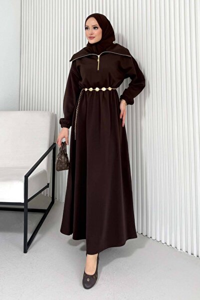 Melike Tatar Φόρεμα κατάδυσης με ζώνη 68-6215-1