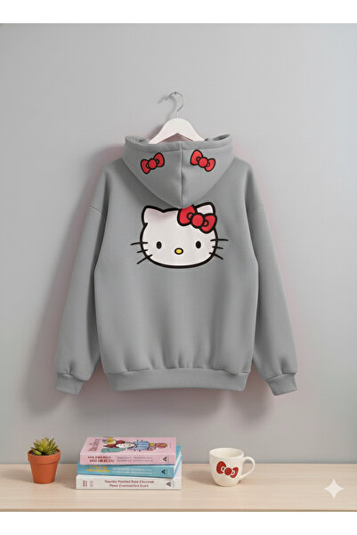 KVİNS Kadın/Unisex Hello Kitty Hoodie