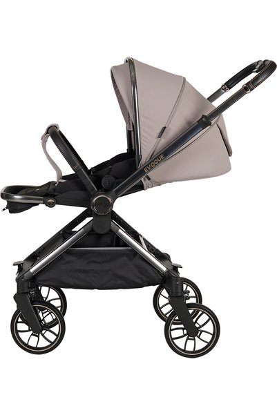 Prego Evoque i-Size Koldan Çift Yönlü Travel Bebek Arabası - Pusetli ve Güvenli Bebek Arabası Seti Bej