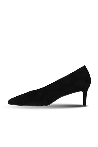 Bueno Shoes Black Suede Women's Heeled Shoes 39Wa2881