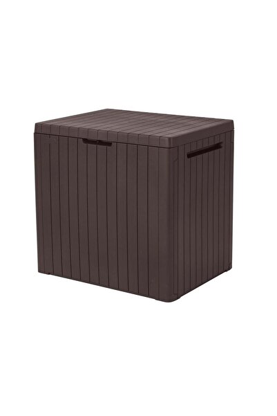 Keter Ladă de grădină, maro, 113 L, 58x44x55 cm, Box City