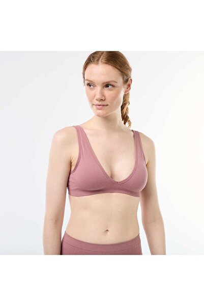 KİABİ 2-Pack Seamless Ribbed Bralettes PINK