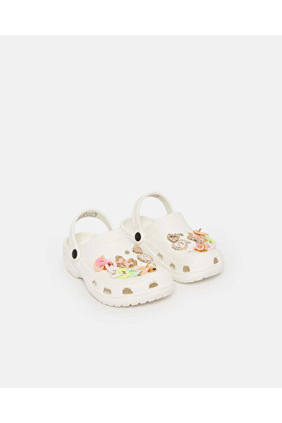 REDTAG Girls White Charm Clog