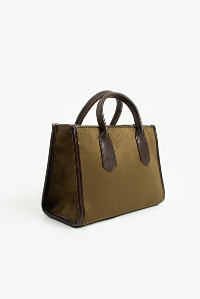 Night Cellina Model Suede Women's Hand and Shoulder Bag