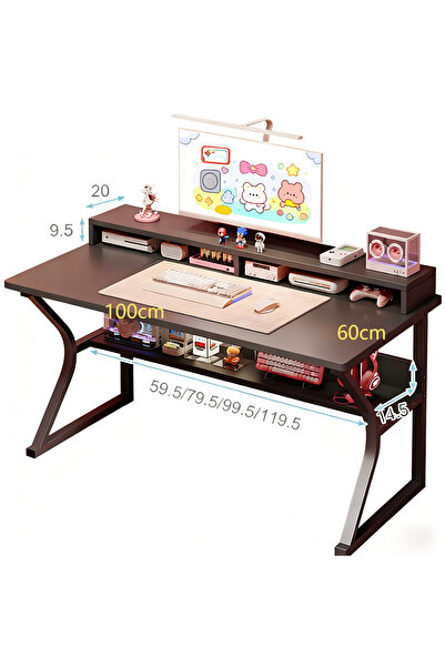 AZZHAAR Gaming Desktop Computer Desk,Home Office Desk,Versatile Gaming and Study Solution for Modern Homes