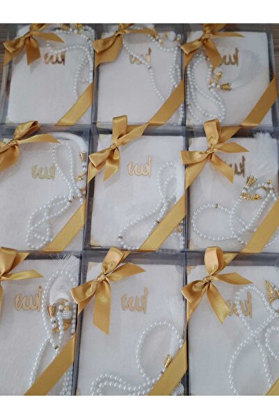 hira tasarım 10 Adet Hediyelik Kutulu Yasin Kitabı-tesbih Seti Mevlid Seti