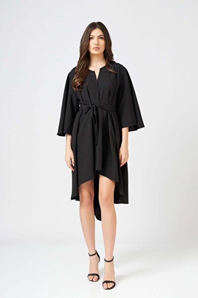 Jaisse Asymmetric Kaftan Dress