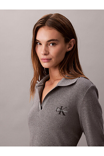 Calvin Klein Kadın Gri Elbise